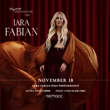 Mondaine de Pariso, Istanbul Lara Fabian performansında %20 İndirim!